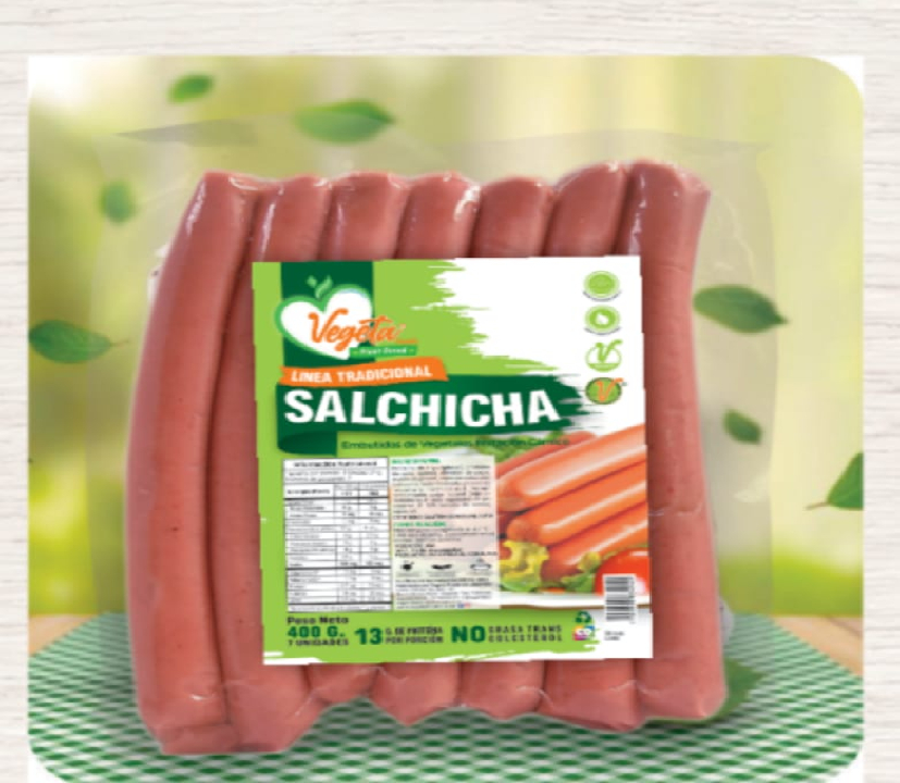 proteina vegetal  Salchicha vegetal